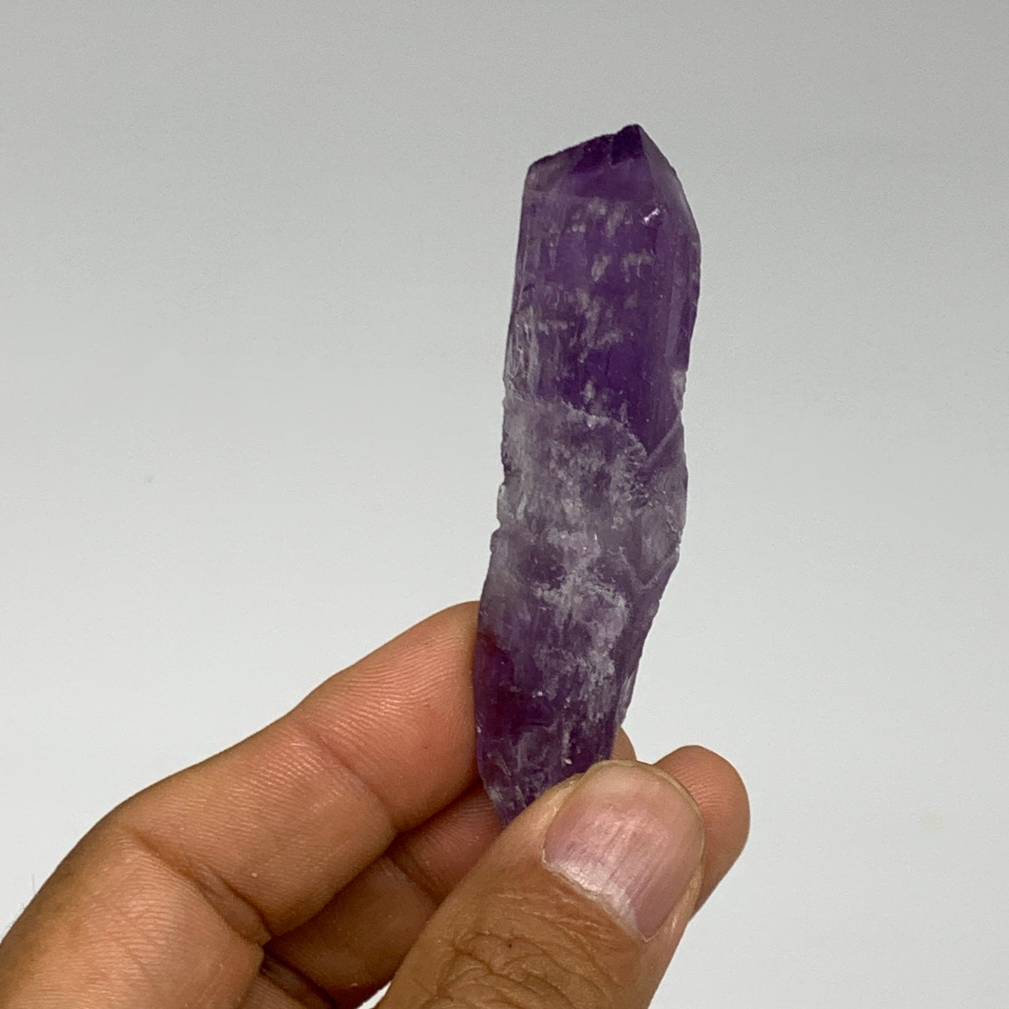 100.5g, 2.8" - 3.1", 5pcs, Amethyst Point Polished Rough lower part @Brazil, B28