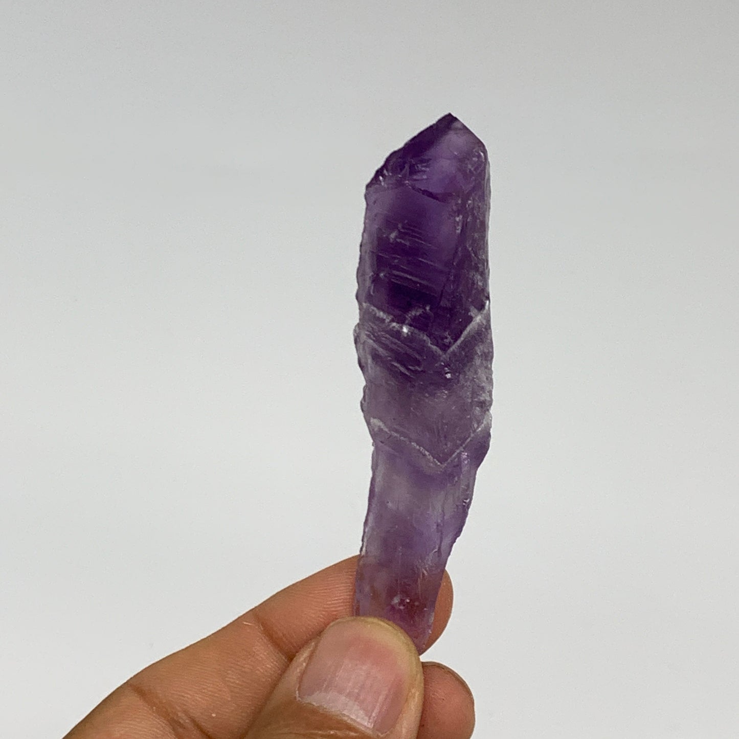 100.5g, 2.8" - 3.1", 5pcs, Amethyst Point Polished Rough lower part @Brazil, B28