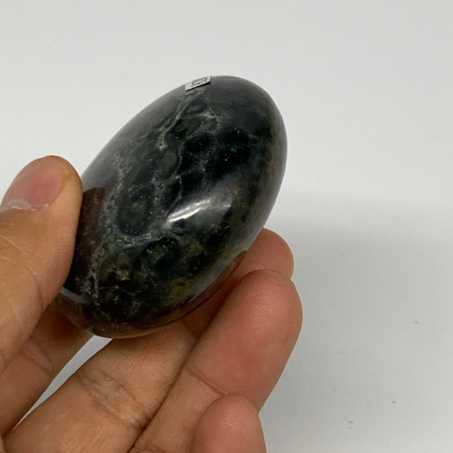 139g, 2.3"x2.2"x1.1", Crocodile Kambaba Jasper Palm-Stone @Madagascar, B28070