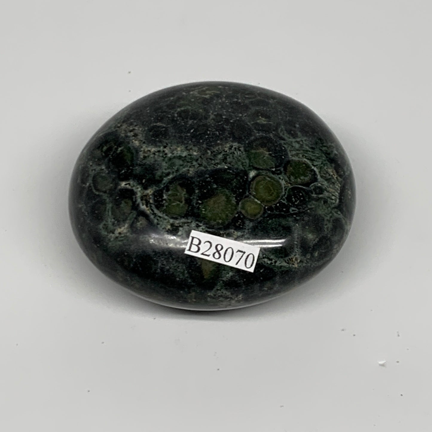 139g, 2.3"x2.2"x1.1", Crocodile Kambaba Jasper Palm-Stone @Madagascar, B28070