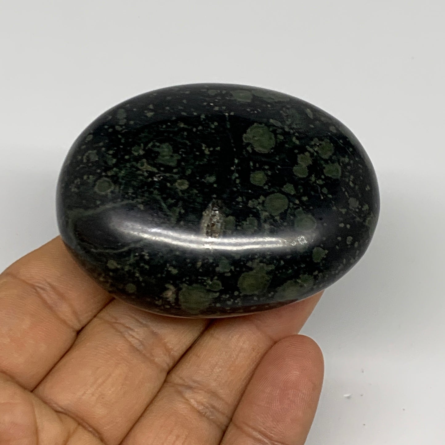 119g, 2.5"x2"x1", Crocodile Kambaba Jasper Palm-Stone @Madagascar, B28071