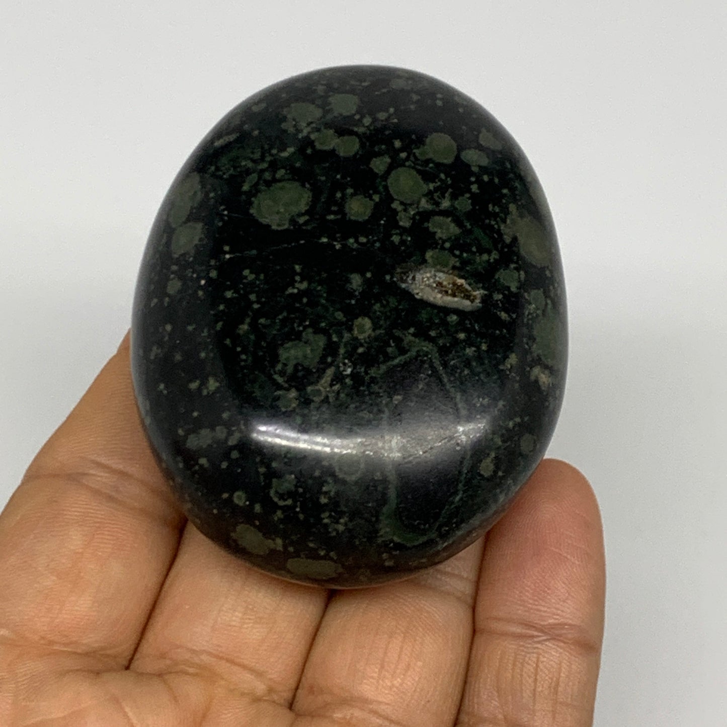 119g, 2.5"x2"x1", Crocodile Kambaba Jasper Palm-Stone @Madagascar, B28071