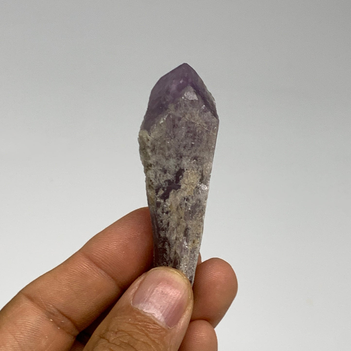 103g, 2.6 - 3", 5pcs, Amethyst Point Polished Rough lower part @Brazil, B28864