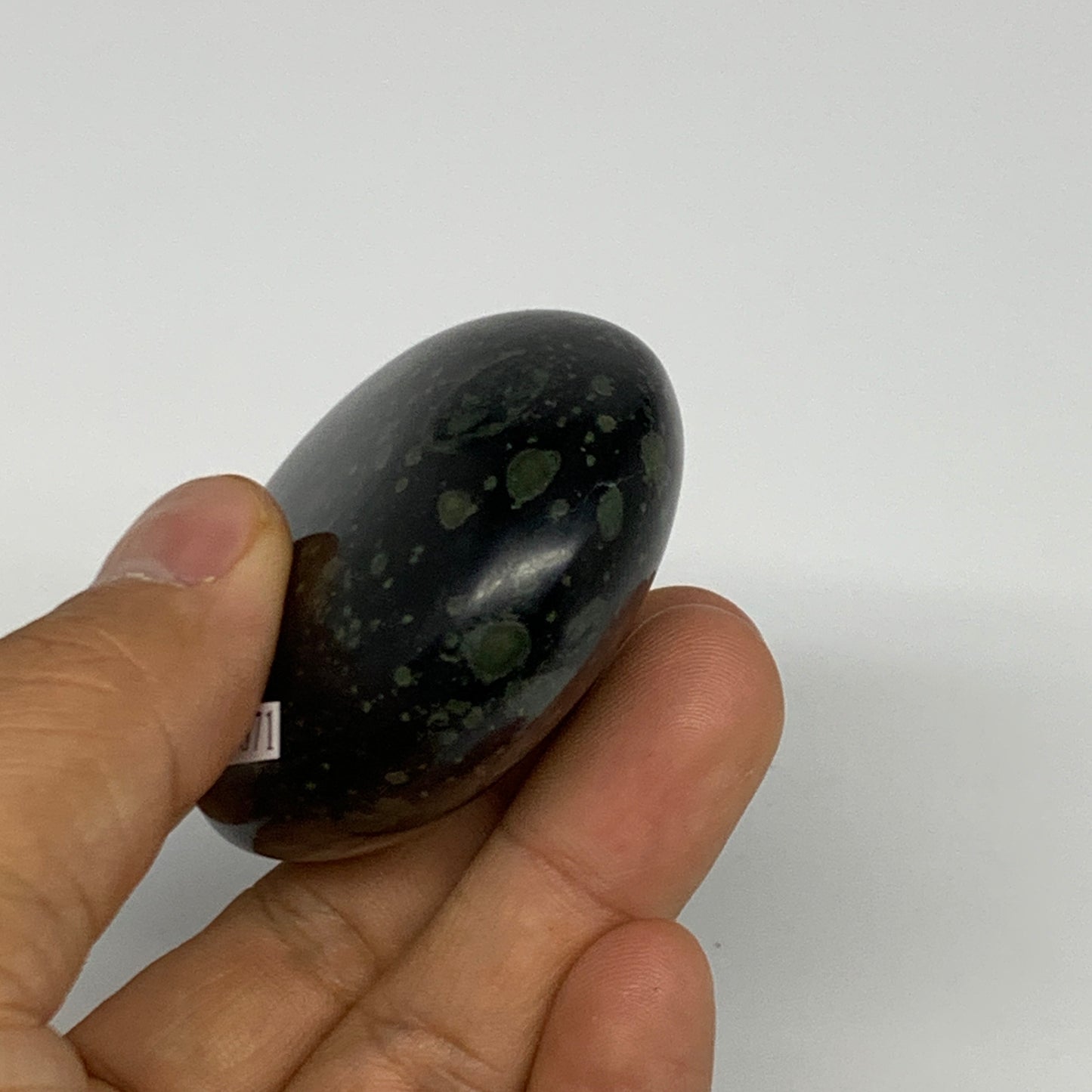 119g, 2.5"x2"x1", Crocodile Kambaba Jasper Palm-Stone @Madagascar, B28071