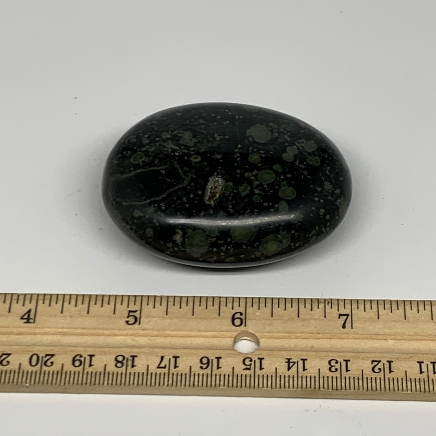 119g, 2.5"x2"x1", Crocodile Kambaba Jasper Palm-Stone @Madagascar, B28071