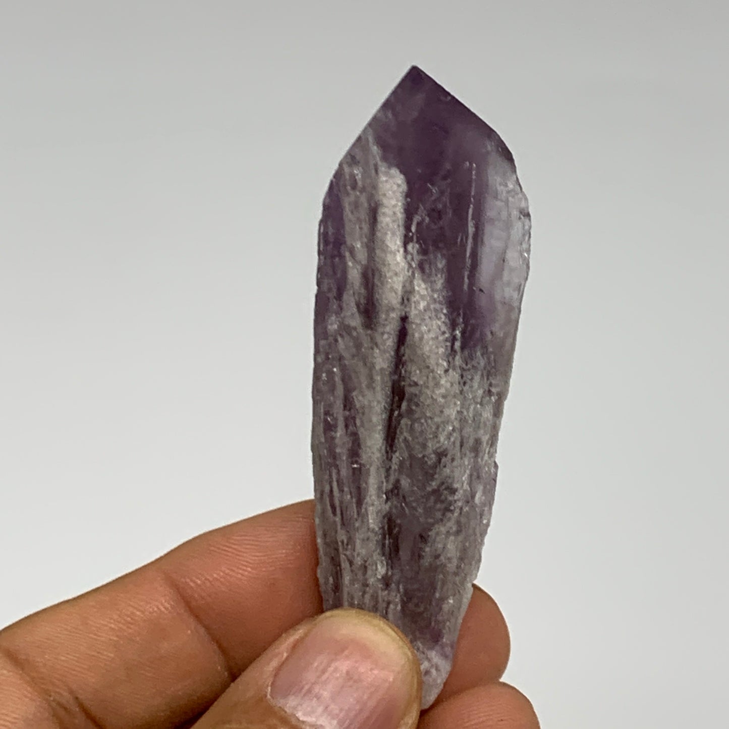 96.9g, 2.8 - 3.2", 4pcs, Amethyst Point Polished Rough lower part @Brazil, B2886