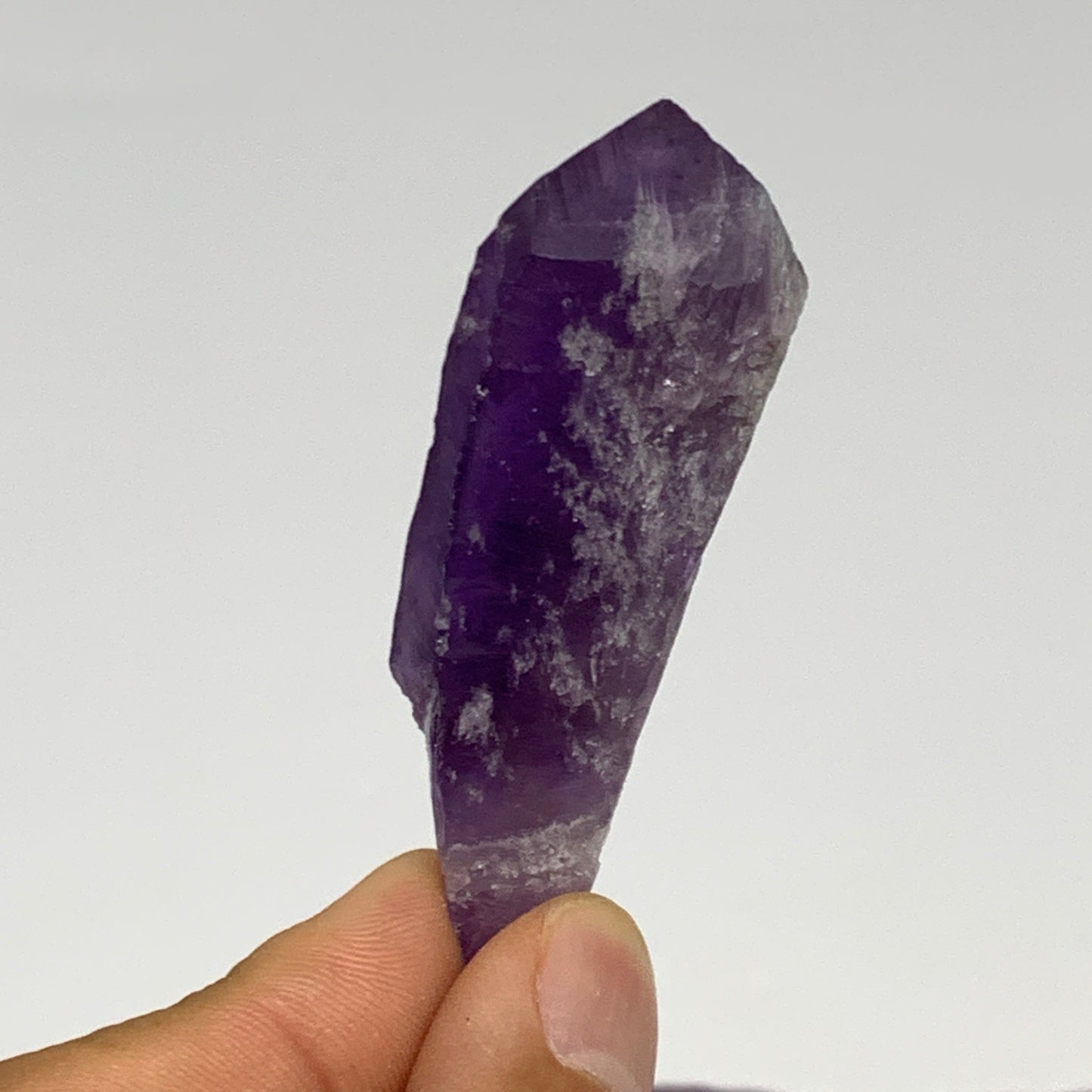 97.2g, 2.2 - 3", 4pcs, Amethyst Point Polished Rough lower part @Brazil, B28868