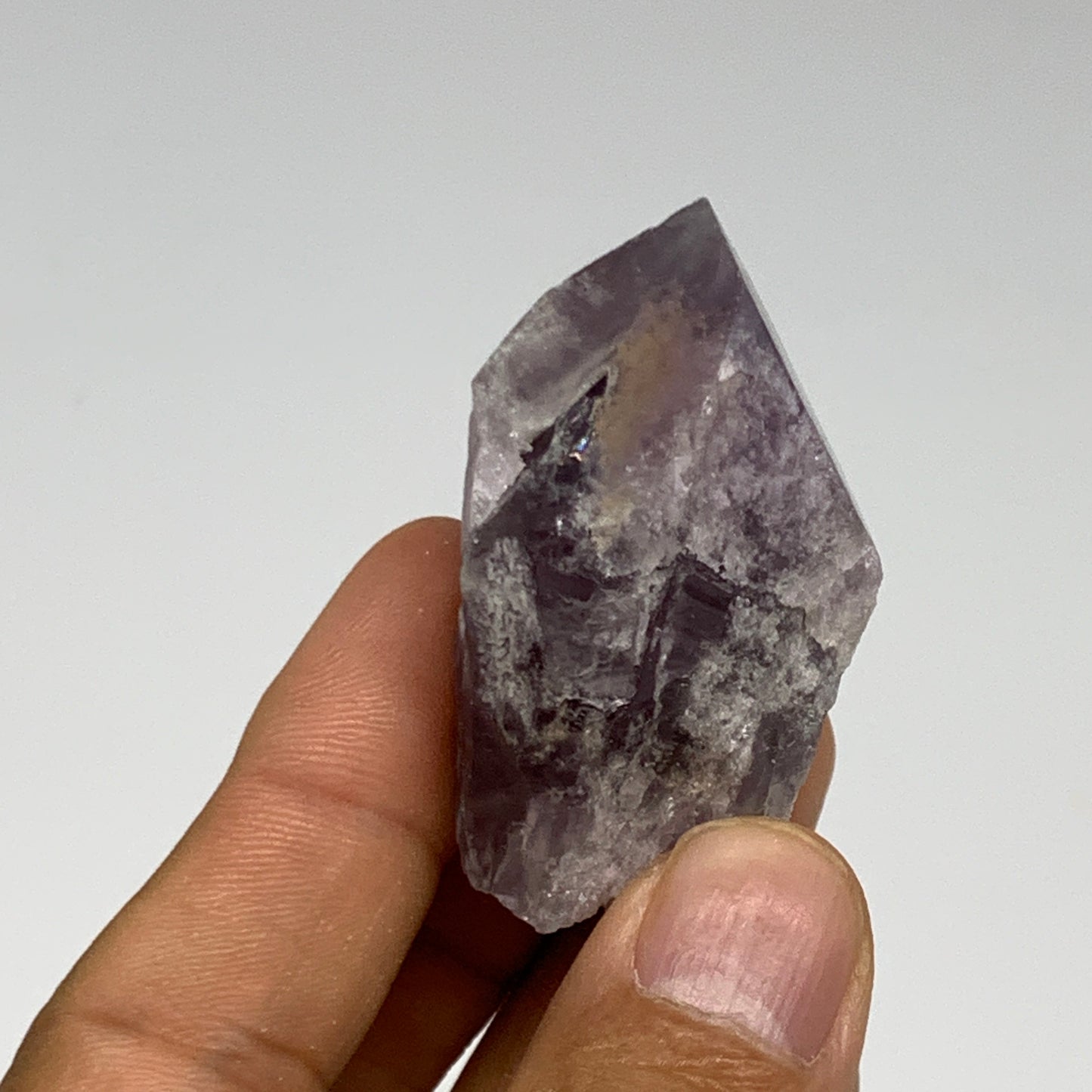 126g, 2" - 2.3",5pcs, Amethyst Point Polished Rough lower part @Brazil, B28872