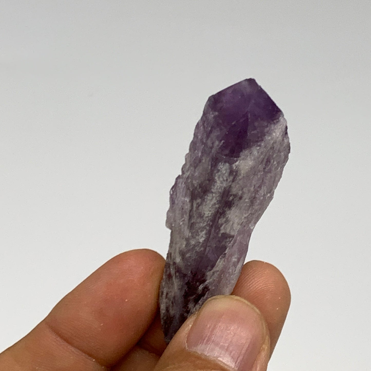 127.7g, 2" - 2.5",7pcs, Amethyst Point Polished Rough lower part @Brazil, B28873