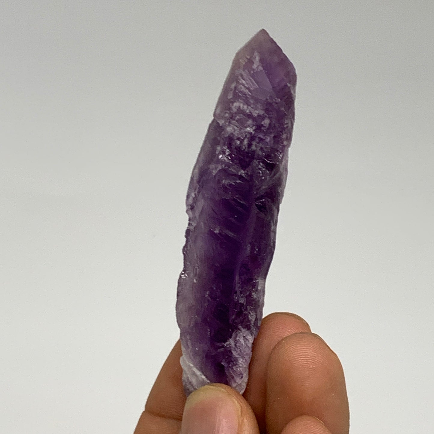 82.5g, 3.1" - 3.6",4pcs, Amethyst Point Polished Rough lower part @Brazil, B2887