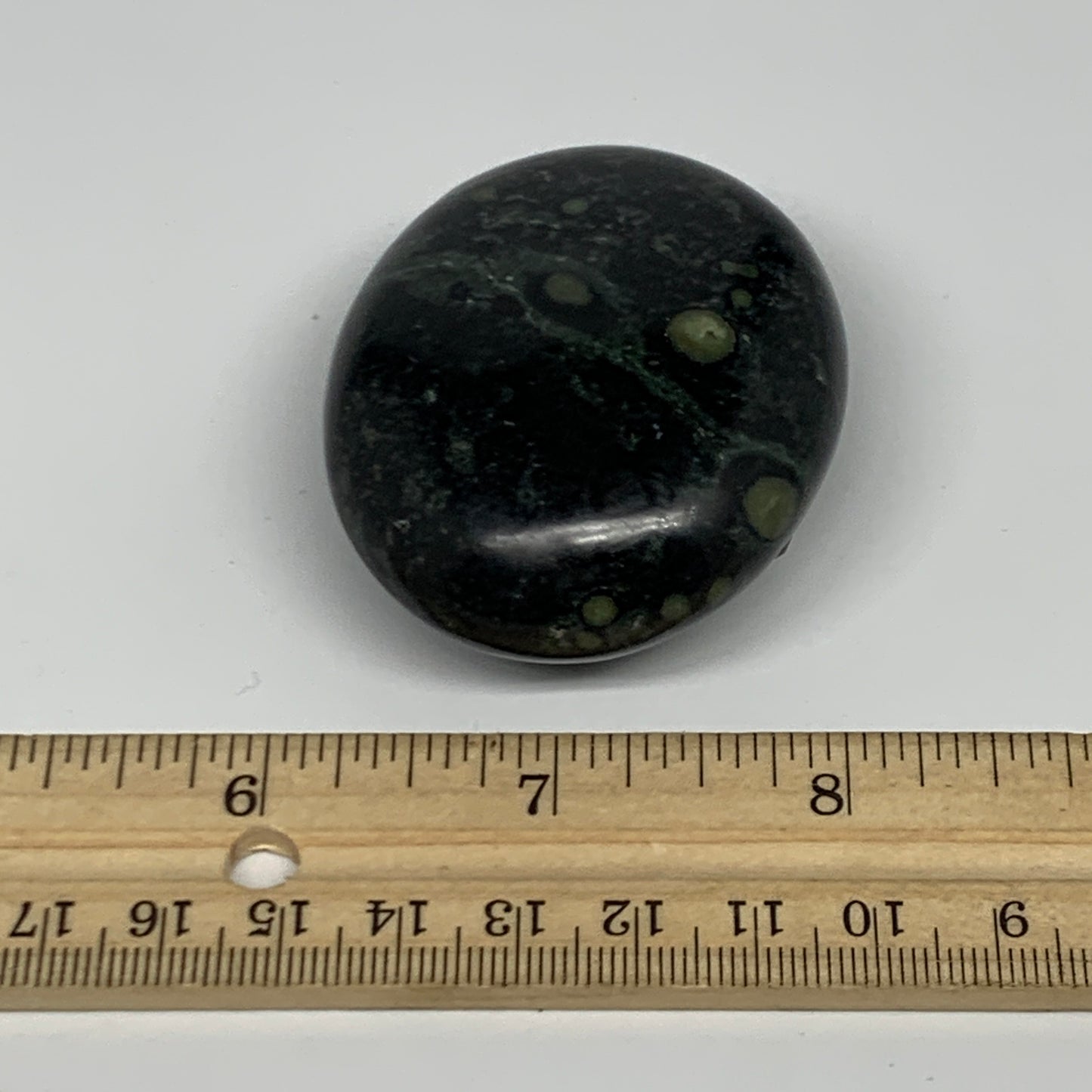 103.6g, 2.3"x1.9"x1", Crocodile Kambaba Jasper Palm-Stone @Madagascar, B28084