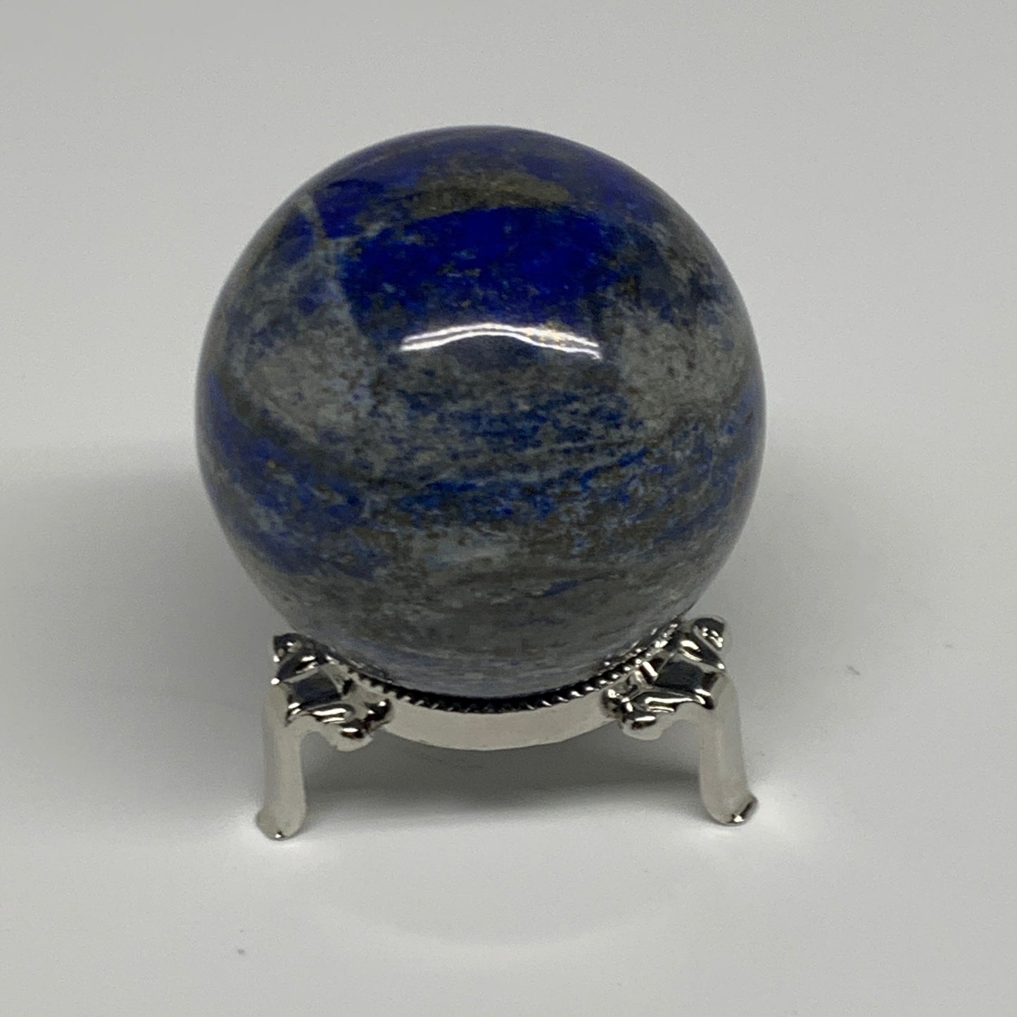 0.69 lbs, 2.3" (58mm), Lapis Lazuli Sphere Ball Gemstone @Afghanistan, B33183