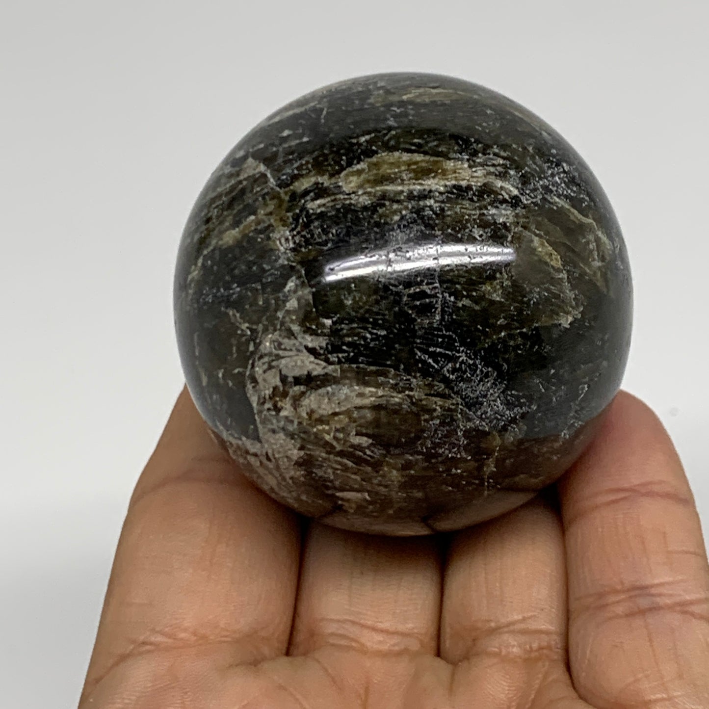 0.40 lbs, 2"(50mm), Natural Labradorite Sphere Gemstone,Crystal, B35305