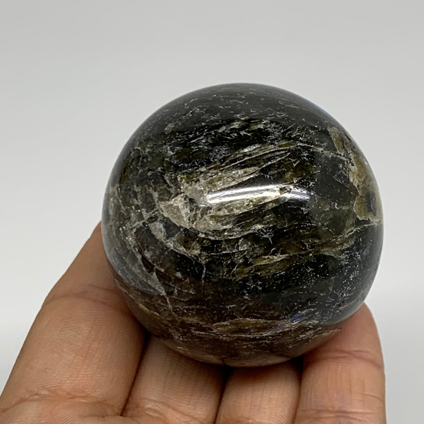 0.40 lbs, 2"(50mm), Natural Labradorite Sphere Gemstone,Crystal, B35305