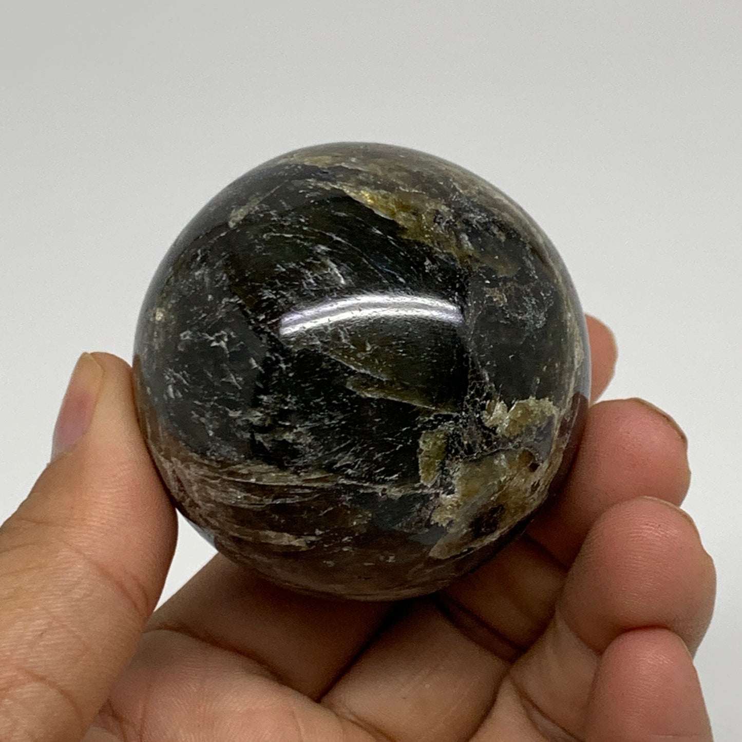 0.40 lbs, 2"(50mm), Natural Labradorite Sphere Gemstone,Crystal, B35305