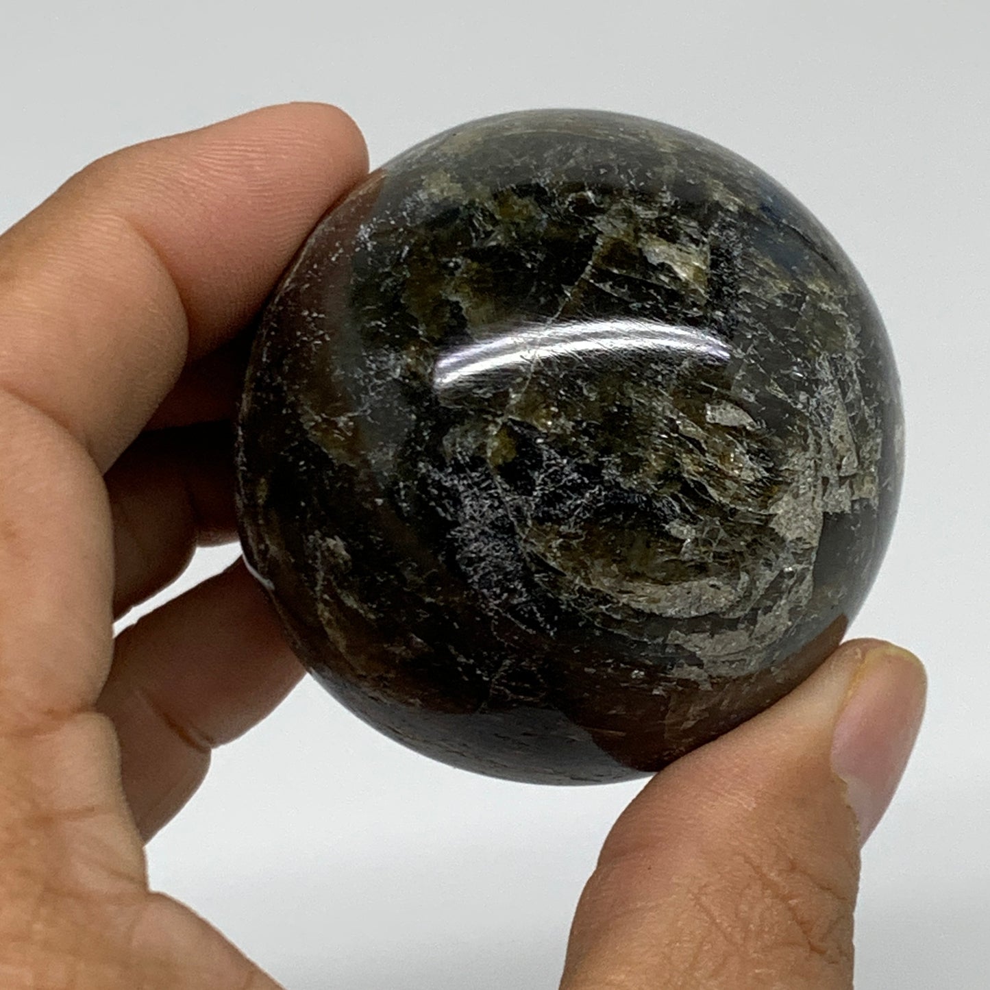 0.40 lbs, 2"(50mm), Natural Labradorite Sphere Gemstone,Crystal, B35305