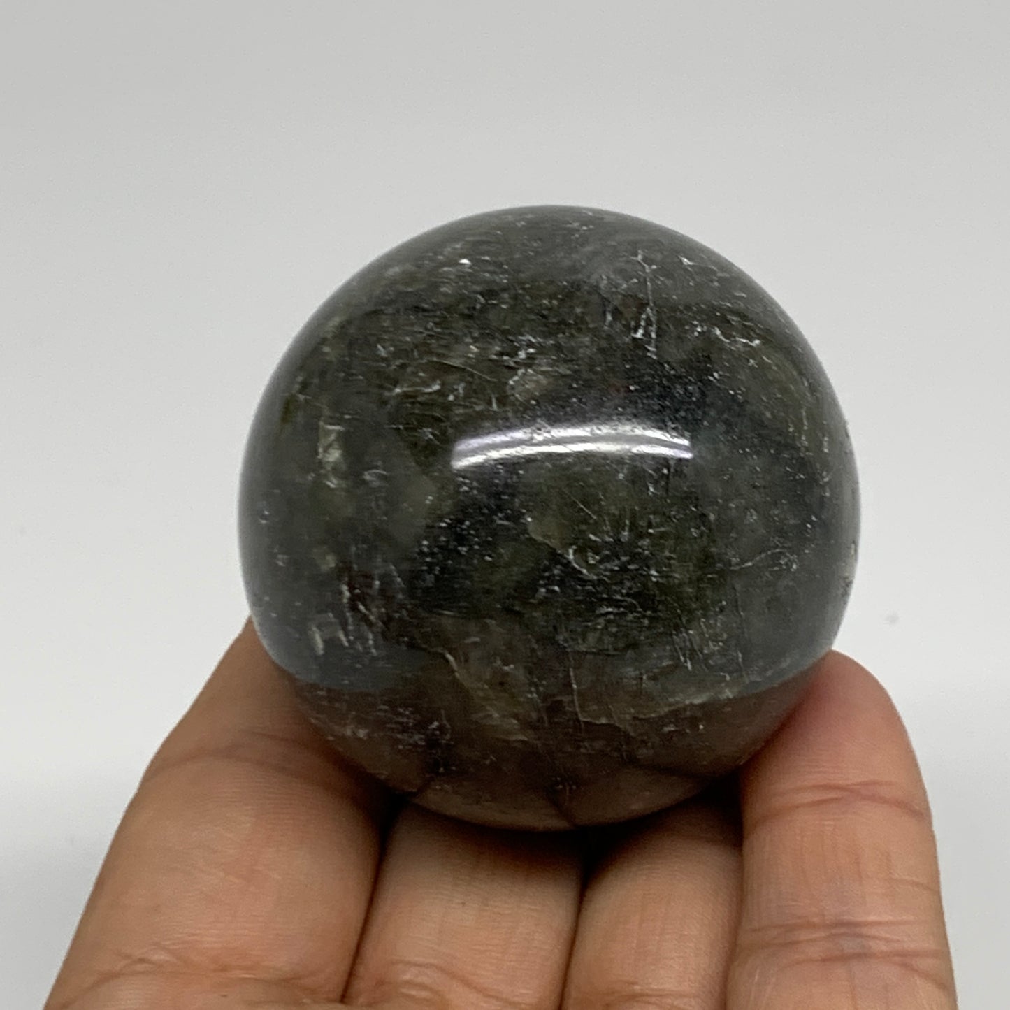 0.37 lbs, 1.9"(50mm), Natural Labradorite Sphere Gemstone,Crystal, B35308