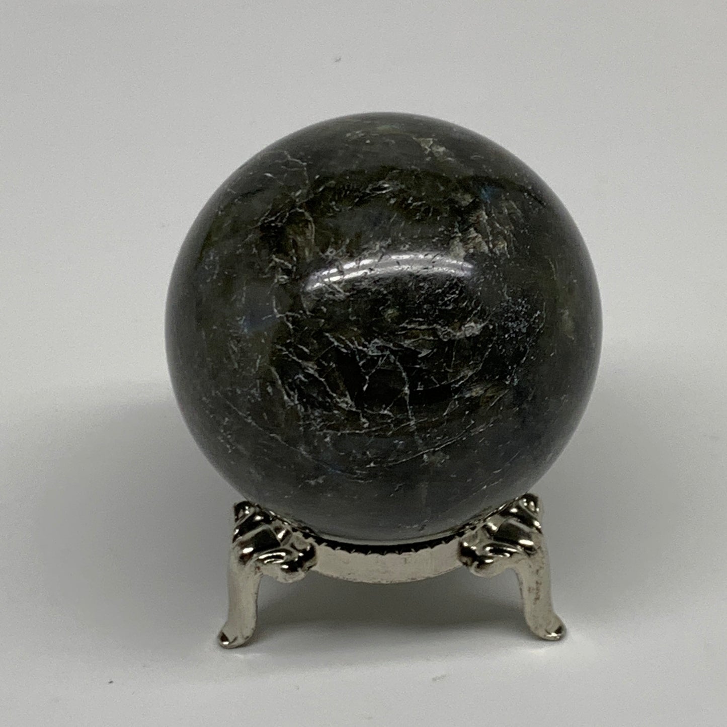 0.37 lbs, 1.9"(50mm), Natural Labradorite Sphere Gemstone,Crystal, B35308