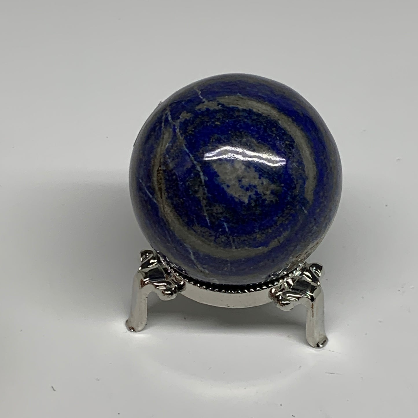 0.57 lbs, 2.1" (54mm), Lapis Lazuli Sphere Ball Gemstone @Afghanistan, B33192