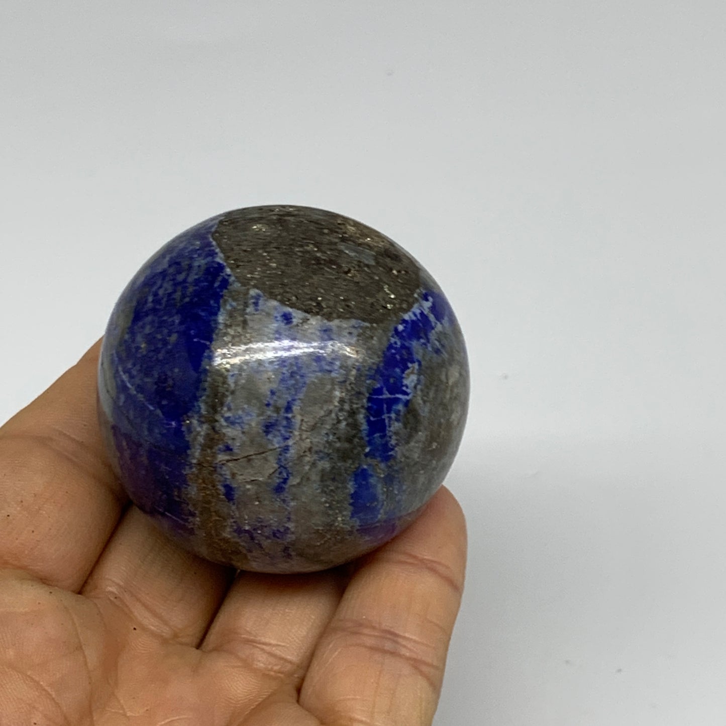 0.39 lbs, 1.9" (48mm), Lapis Lazuli Sphere Ball Gemstone @Afghanistan, B33193