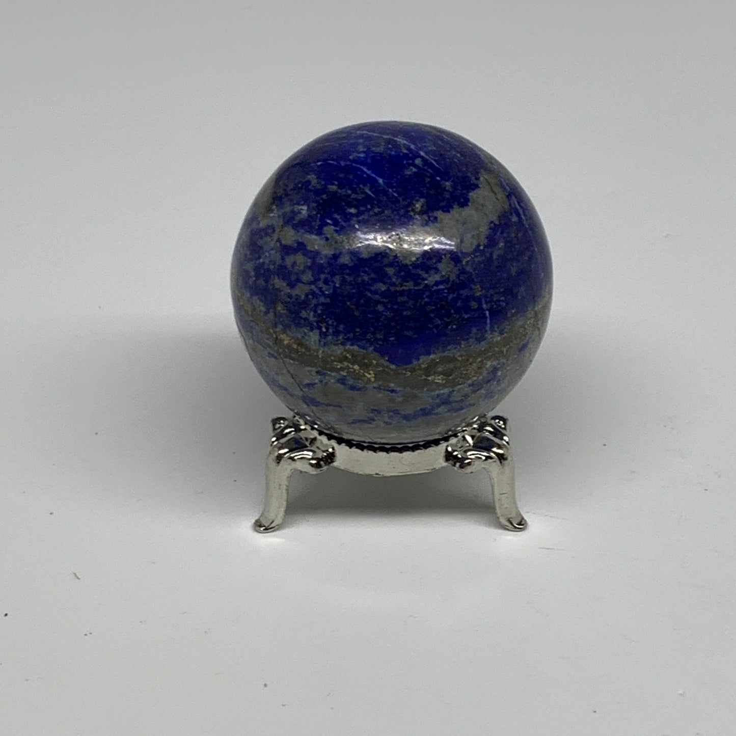 0.39 lbs, 1.9" (48mm), Lapis Lazuli Sphere Ball Gemstone @Afghanistan, B33193