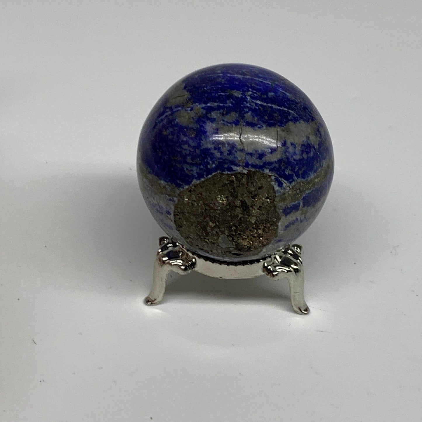 0.39 lbs, 1.9" (48mm), Lapis Lazuli Sphere Ball Gemstone @Afghanistan, B33193