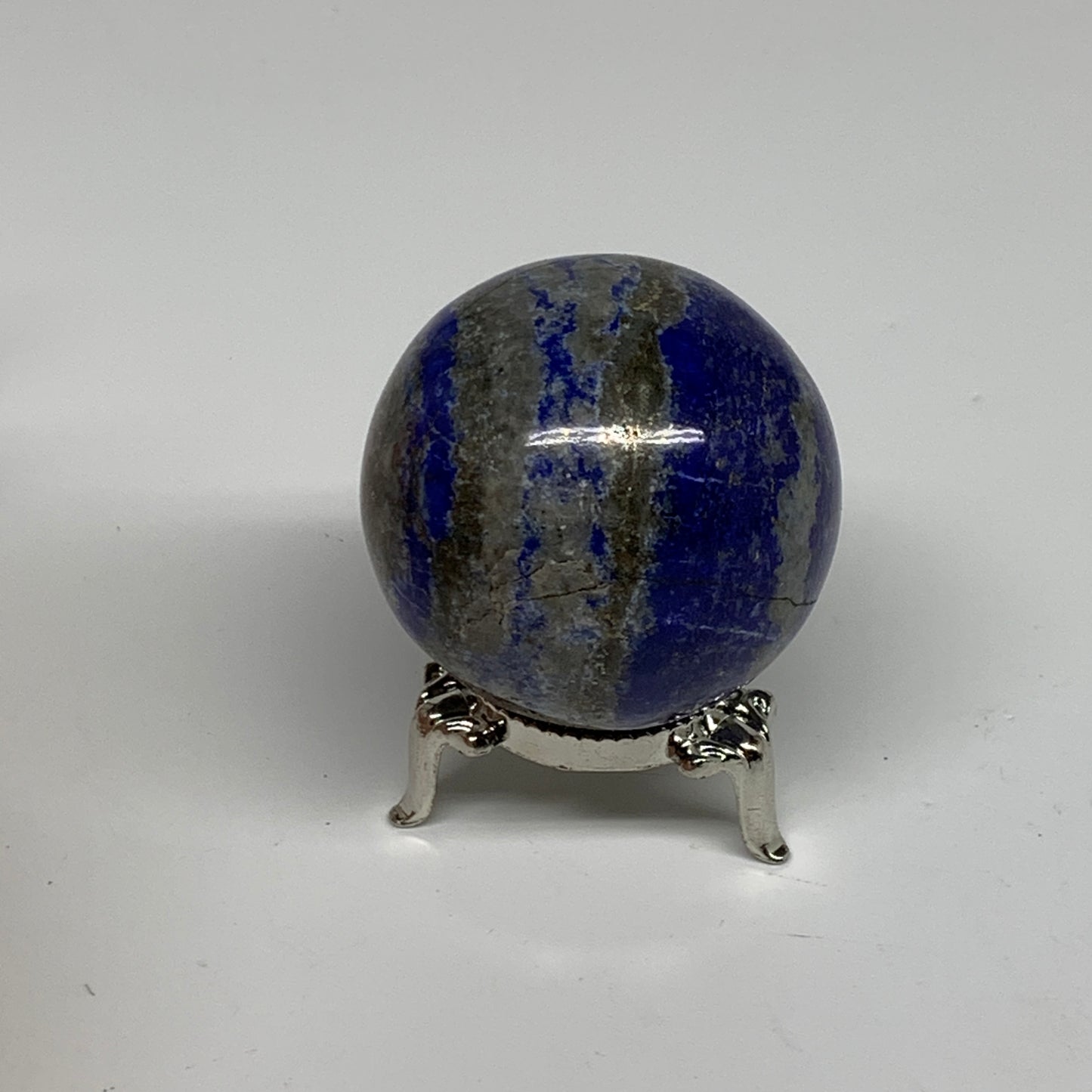 0.39 lbs, 1.9" (48mm), Lapis Lazuli Sphere Ball Gemstone @Afghanistan, B33193