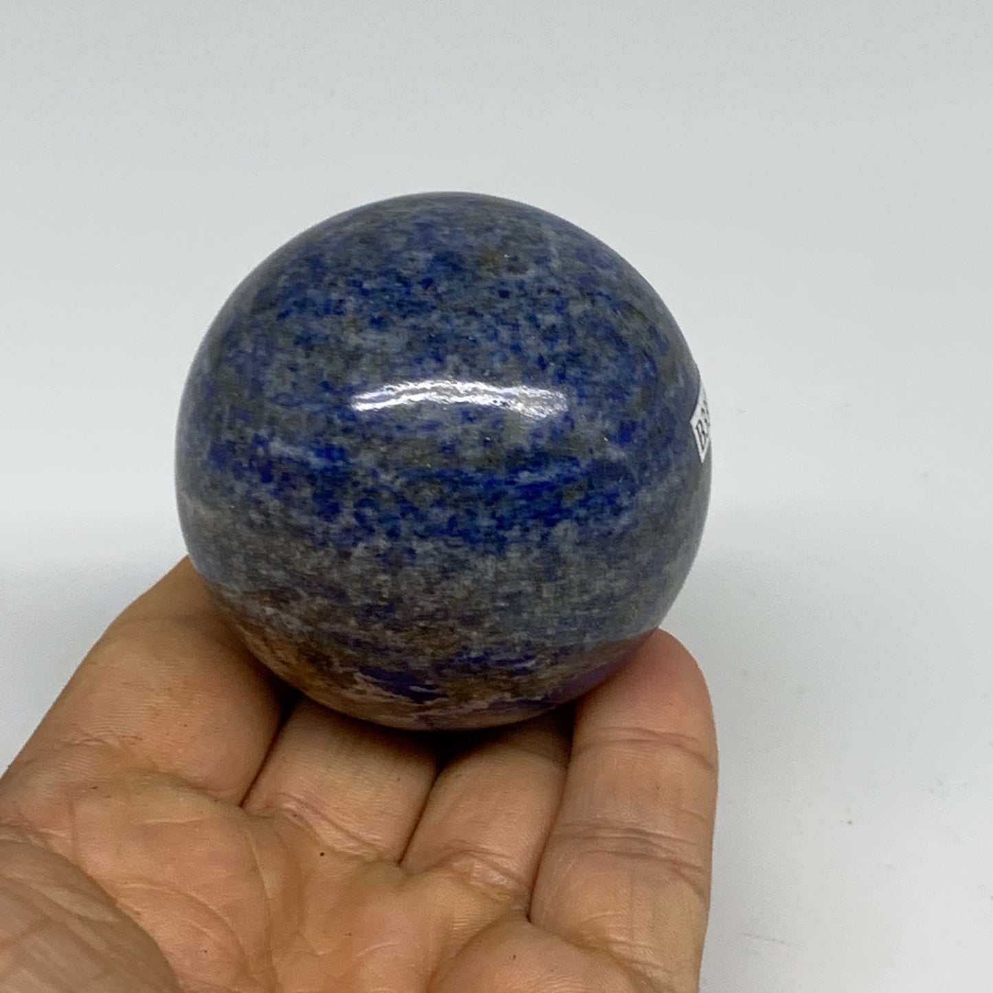 0.55 lbs, 2.1" (53mm), Lapis Lazuli Sphere Ball Gemstone @Afghanistan, B33194