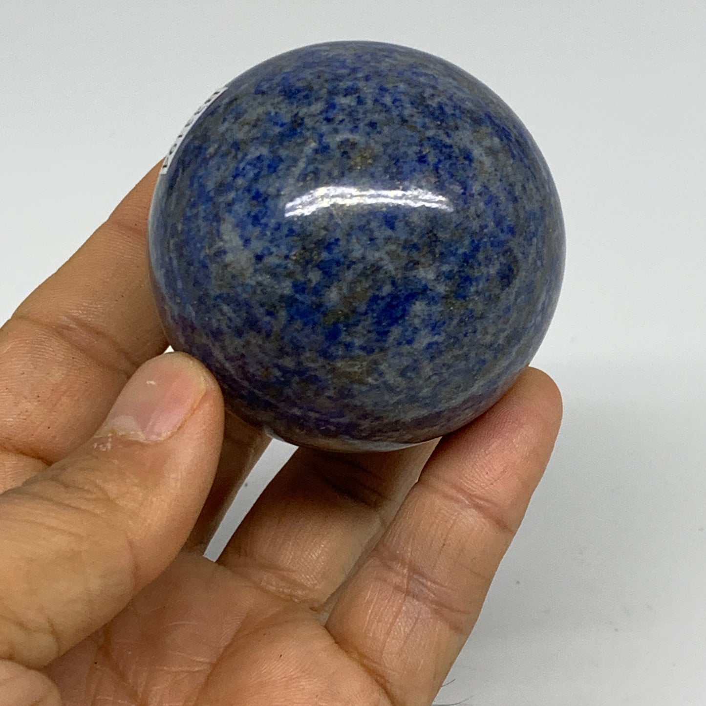 0.55 lbs, 2.1" (53mm), Lapis Lazuli Sphere Ball Gemstone @Afghanistan, B33194