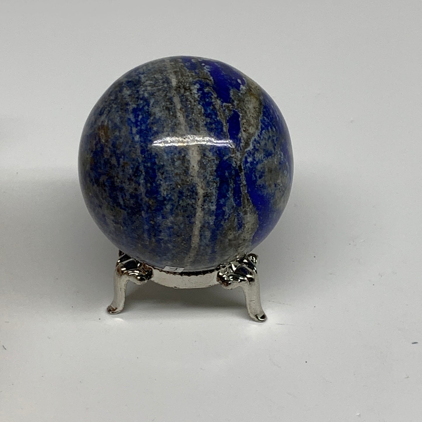 0.55 lbs, 2.1" (53mm), Lapis Lazuli Sphere Ball Gemstone @Afghanistan, B33194