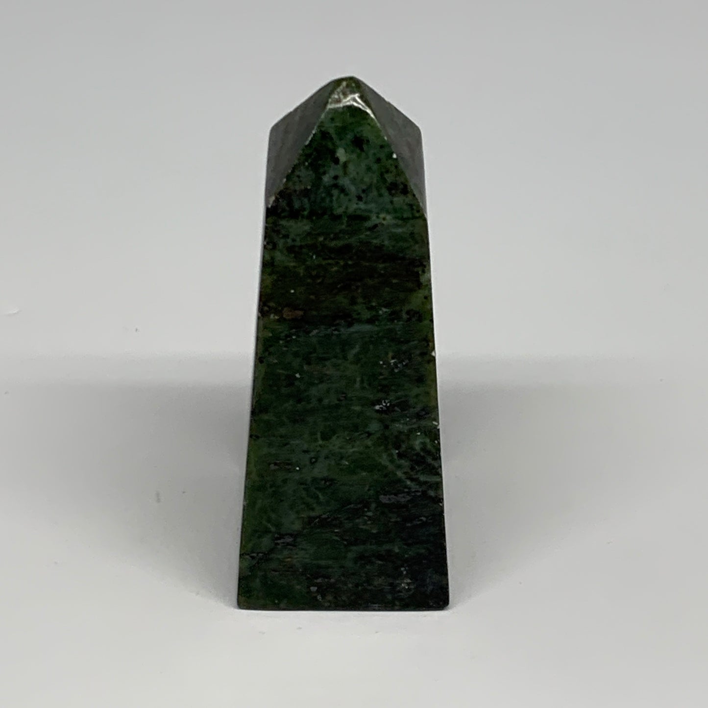 146g, 3.3"x1.3"x1.3", Serpentine Point Tower Obelisk Crystal @Pakistan, B29626