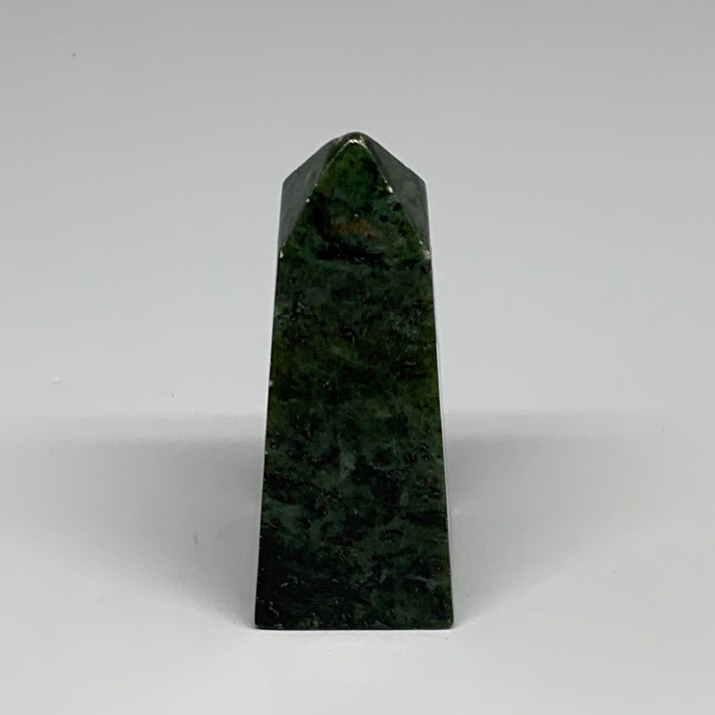 146g, 3.3"x1.3"x1.3", Serpentine Point Tower Obelisk Crystal @Pakistan, B29626