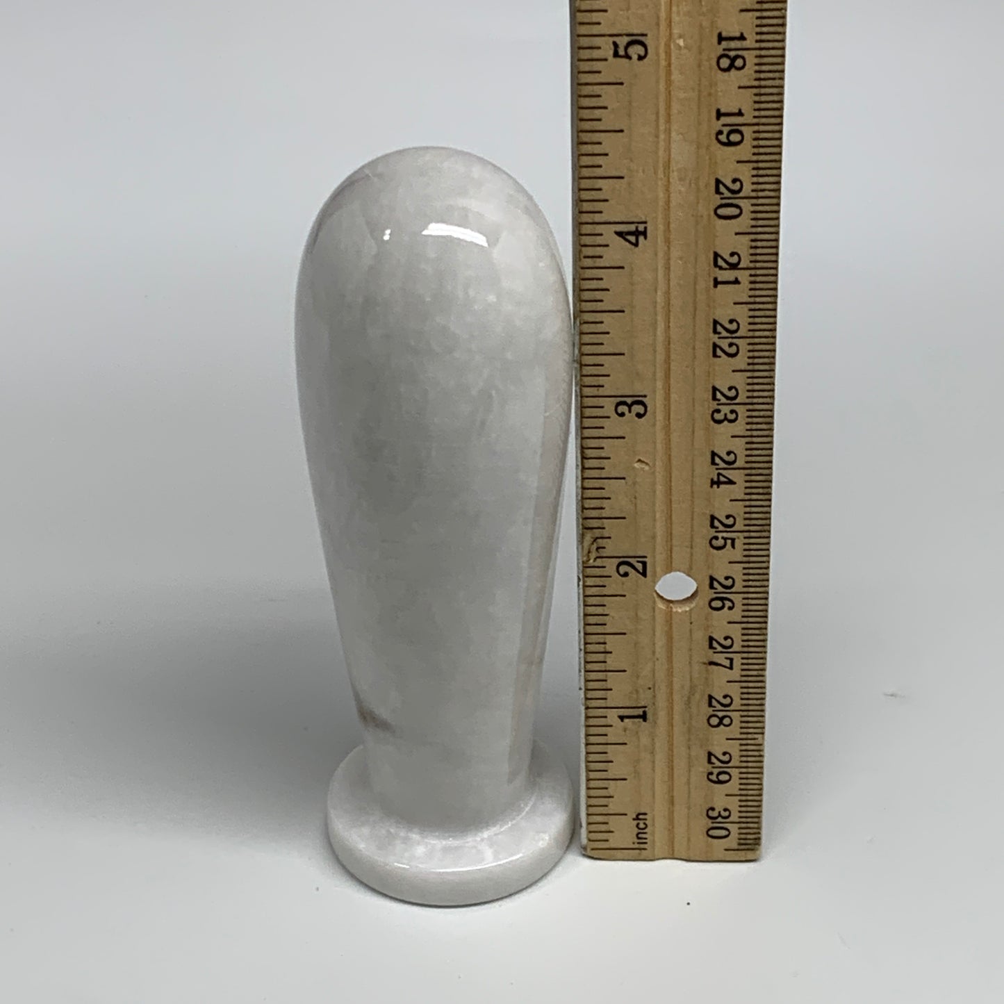2.3 lbs, 4"x3.8", Natural Marble Crystal Pestle and Mortar Handmade, B32531