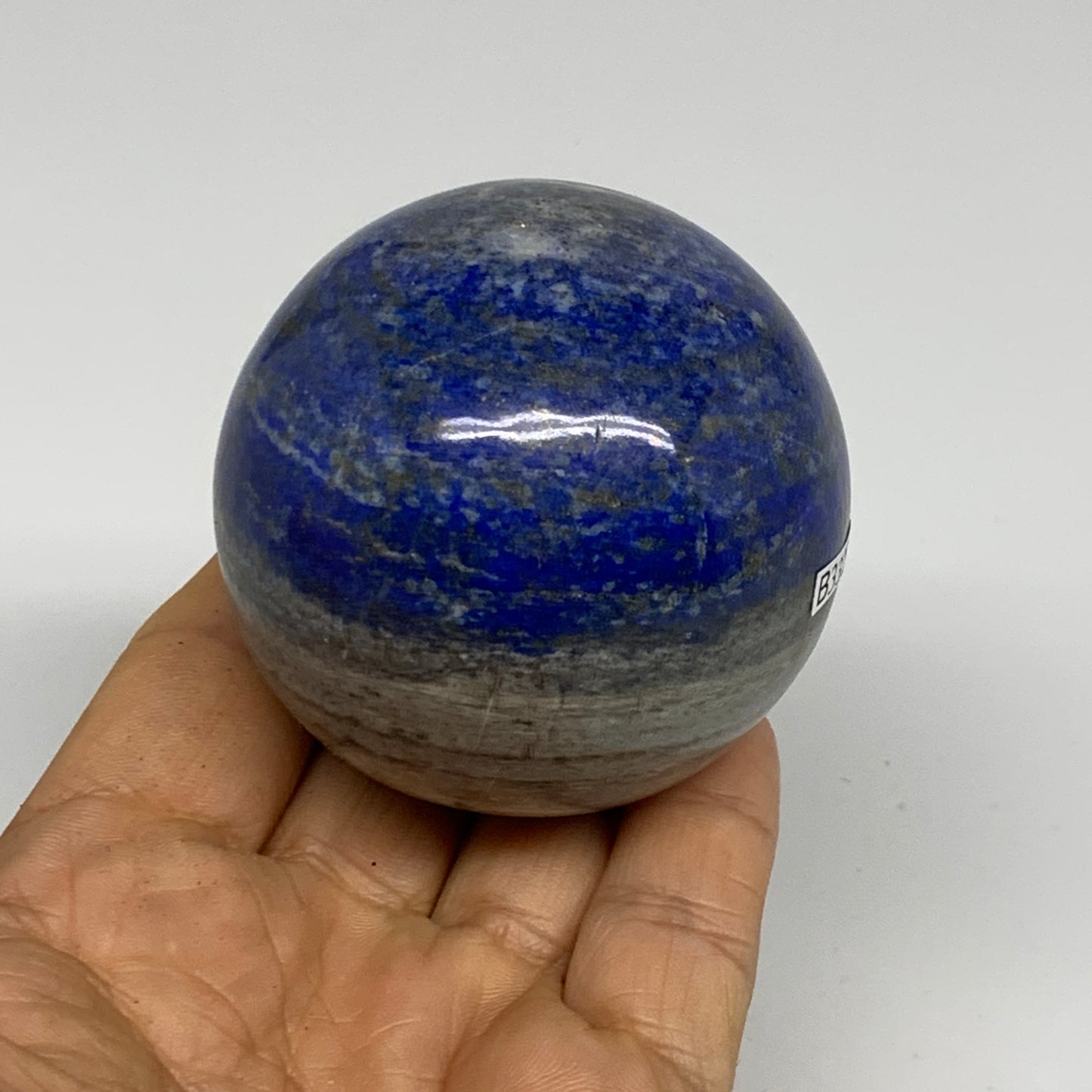 0.7 lbs, 2.3" (59mm), Lapis Lazuli Sphere Ball Gemstone @Afghanistan, B33201