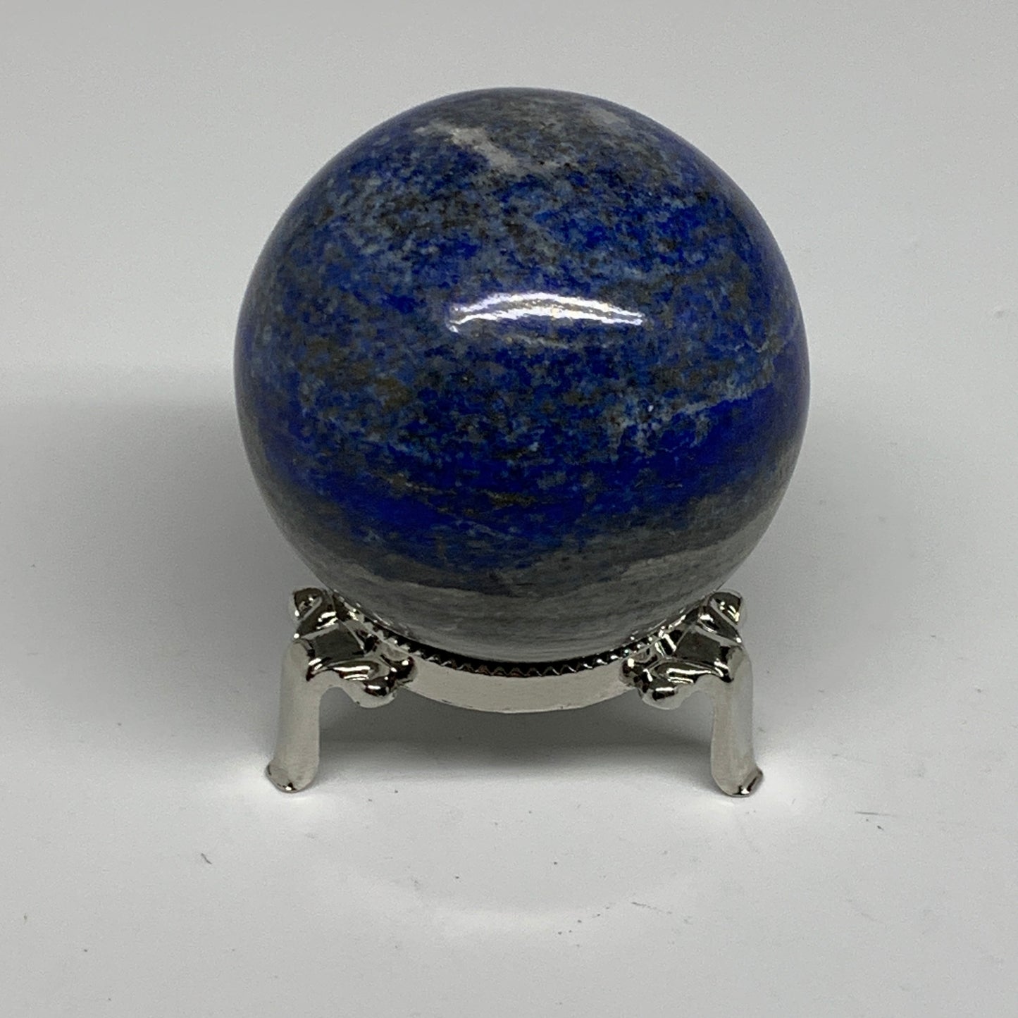 0.7 lbs, 2.3" (59mm), Lapis Lazuli Sphere Ball Gemstone @Afghanistan, B33201