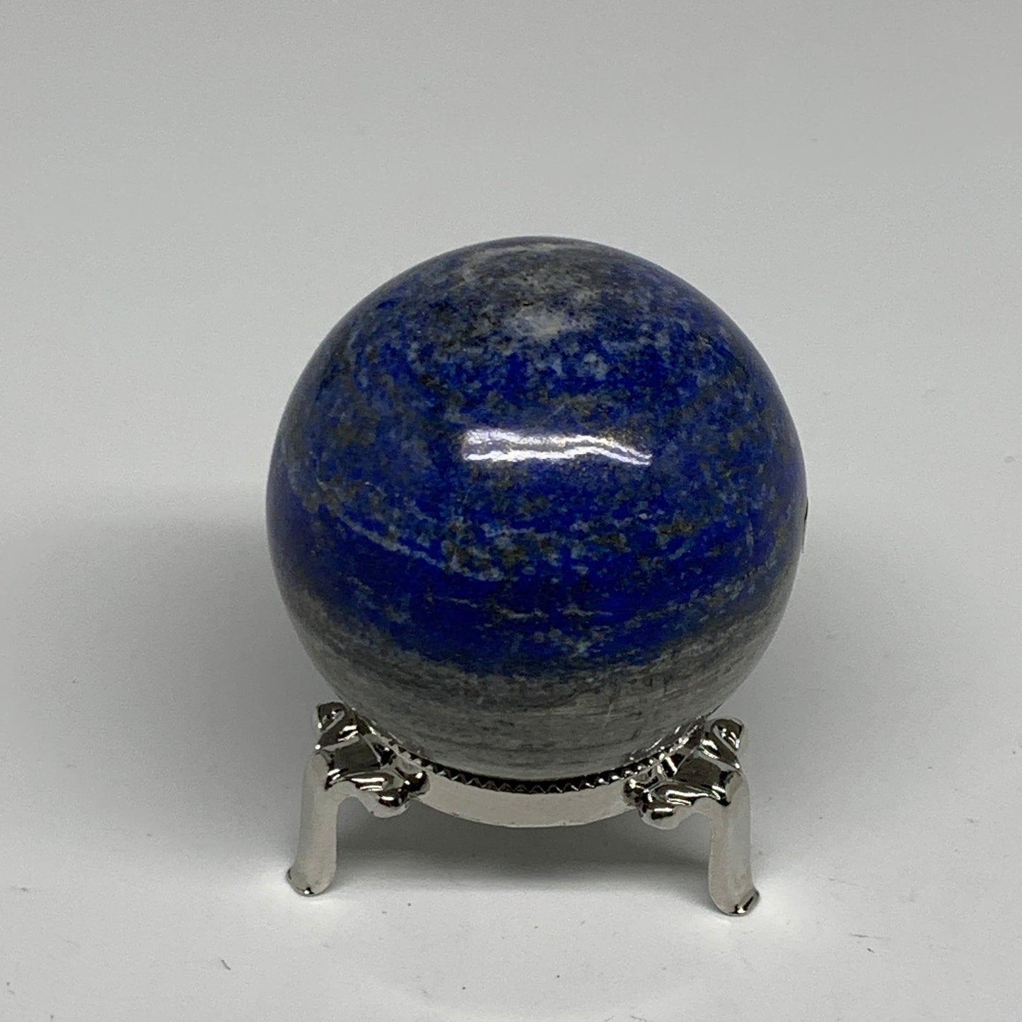 0.7 lbs, 2.3" (59mm), Lapis Lazuli Sphere Ball Gemstone @Afghanistan, B33201