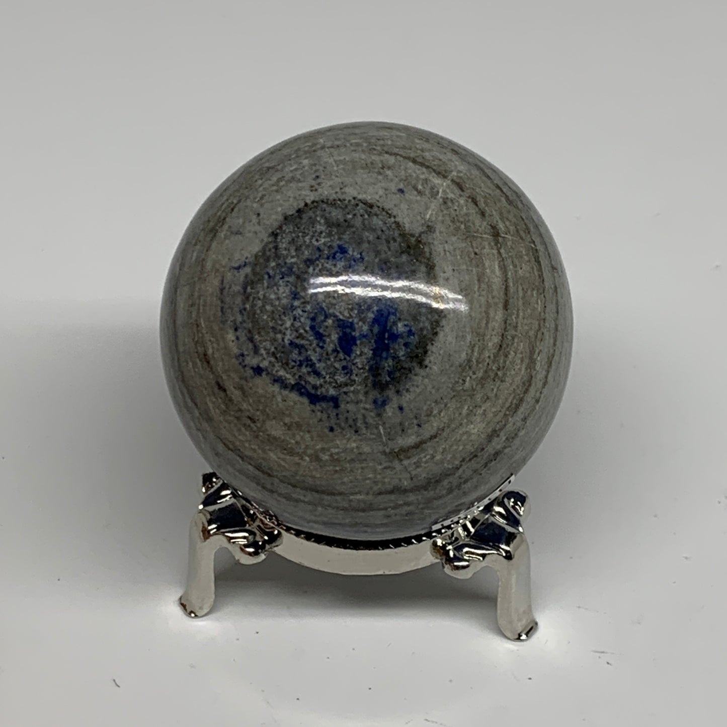 0.7 lbs, 2.3" (59mm), Lapis Lazuli Sphere Ball Gemstone @Afghanistan, B33201