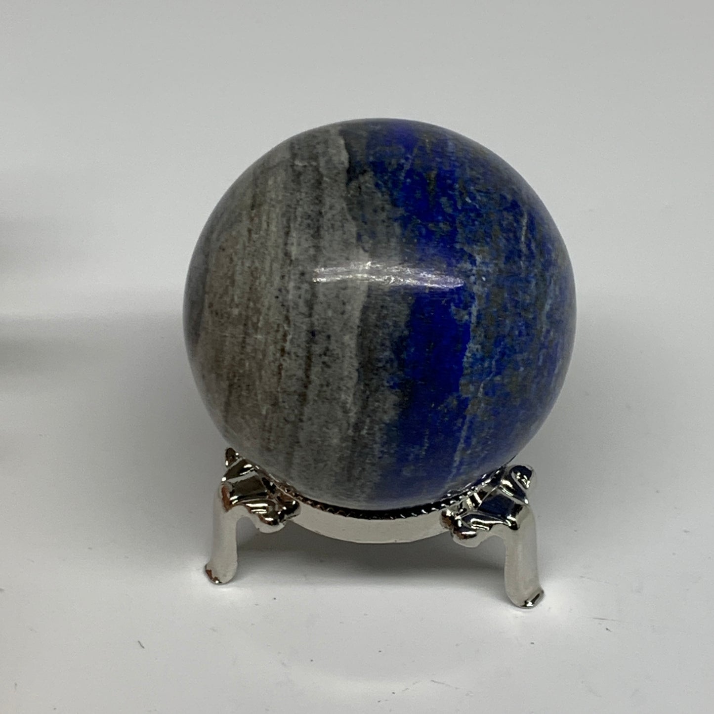 0.7 lbs, 2.3" (59mm), Lapis Lazuli Sphere Ball Gemstone @Afghanistan, B33201