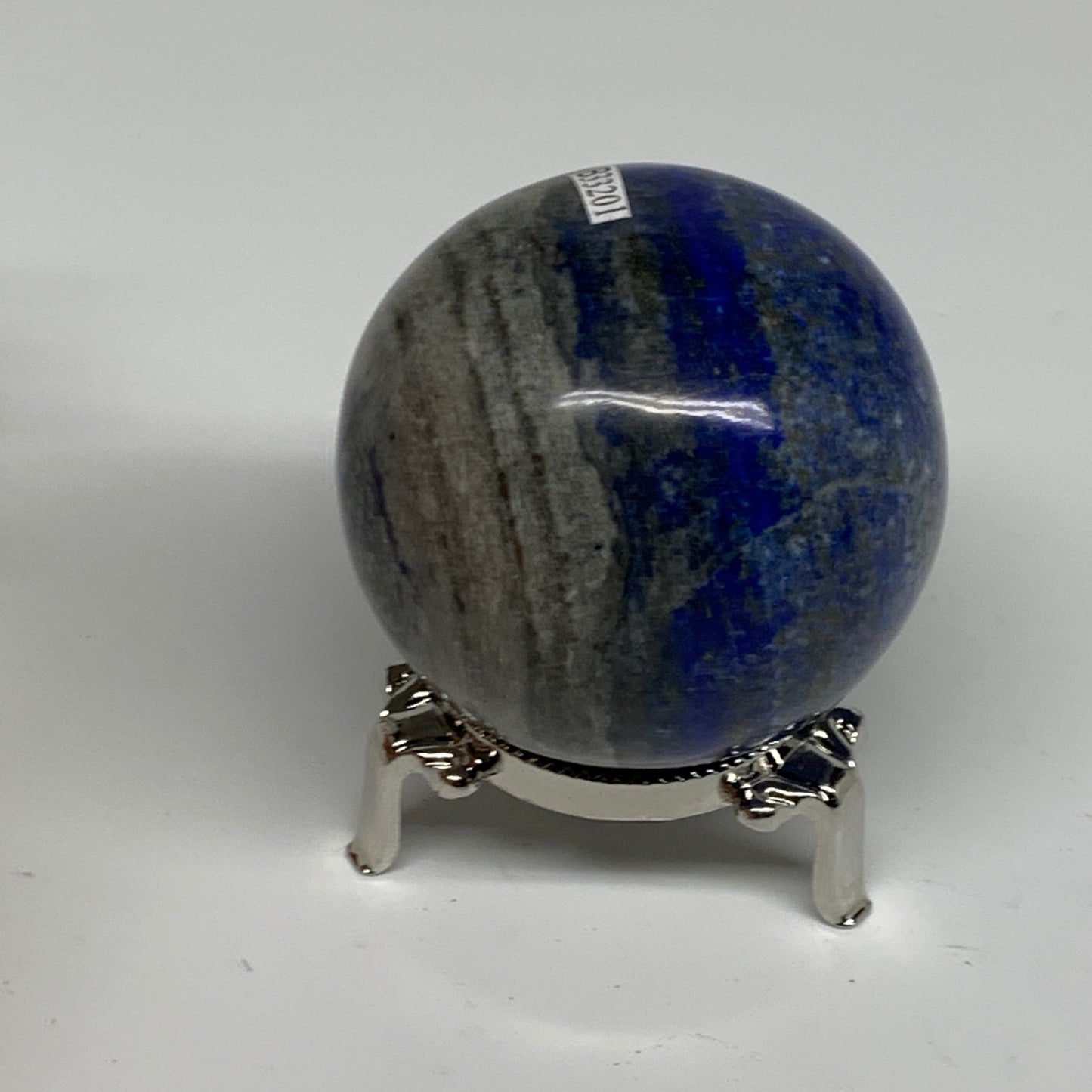 0.7 lbs, 2.3" (59mm), Lapis Lazuli Sphere Ball Gemstone @Afghanistan, B33201