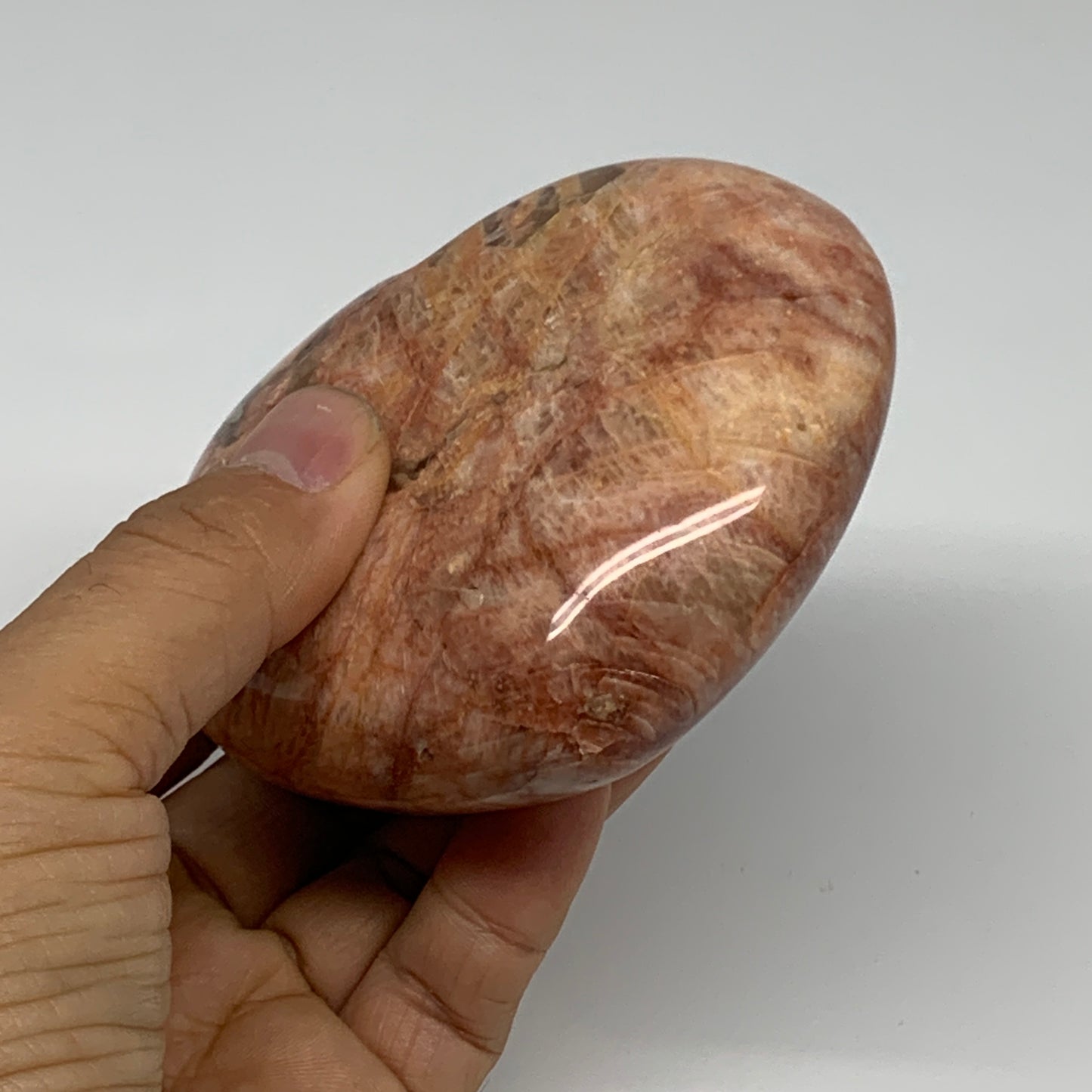 0.78 lbs, 3.1"x3.5"x1.4", Red Jasper Heart Polished Healing Home Decor, B33923