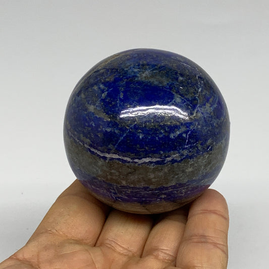 0.76 lbs, 2.4" (60mm), Lapis Lazuli Sphere Ball Gemstone @Afghanistan, B33211