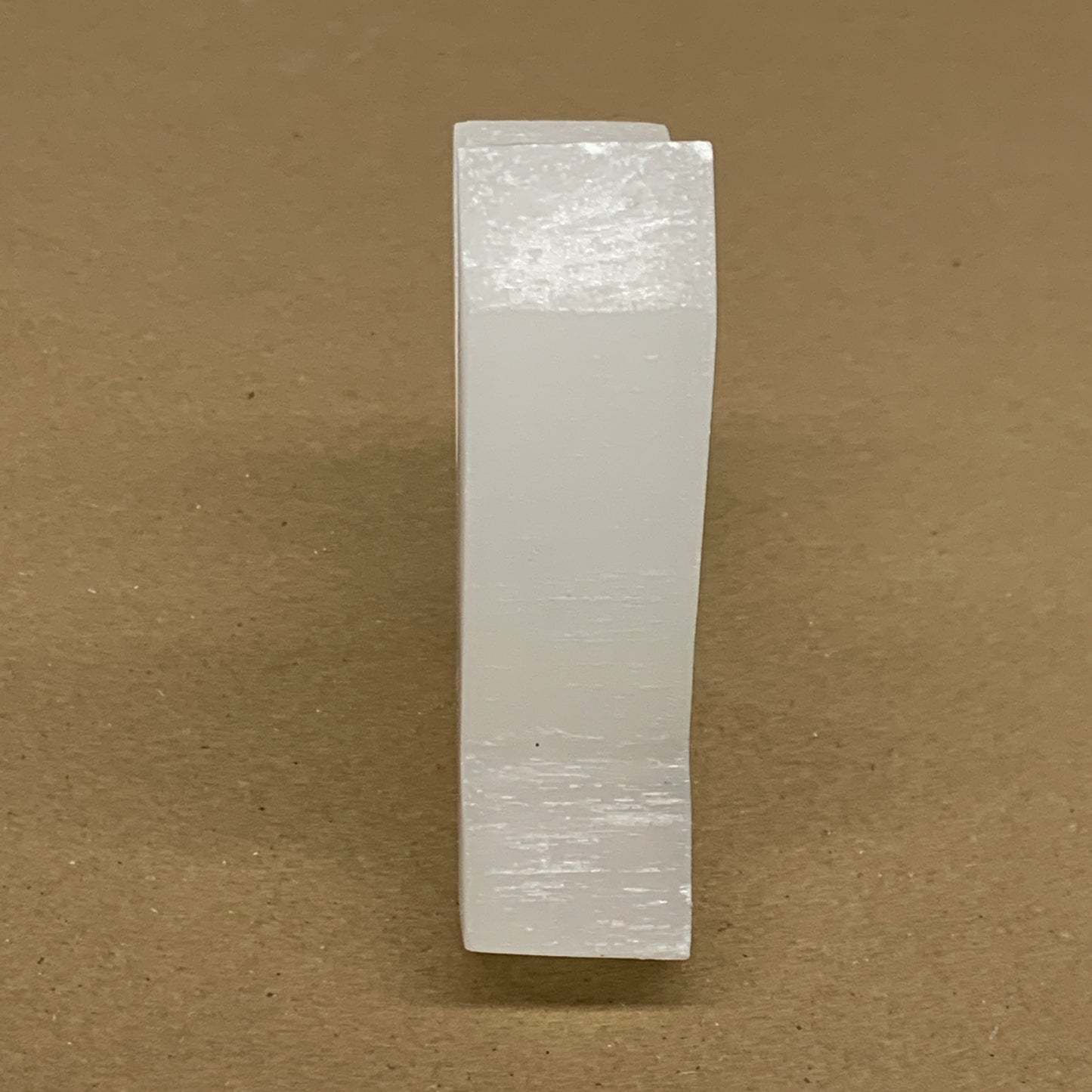 0.90 lbs, 4.3"x3.7"x1.2", Natural Selenite Crystals Carved,Home Decor, B35974