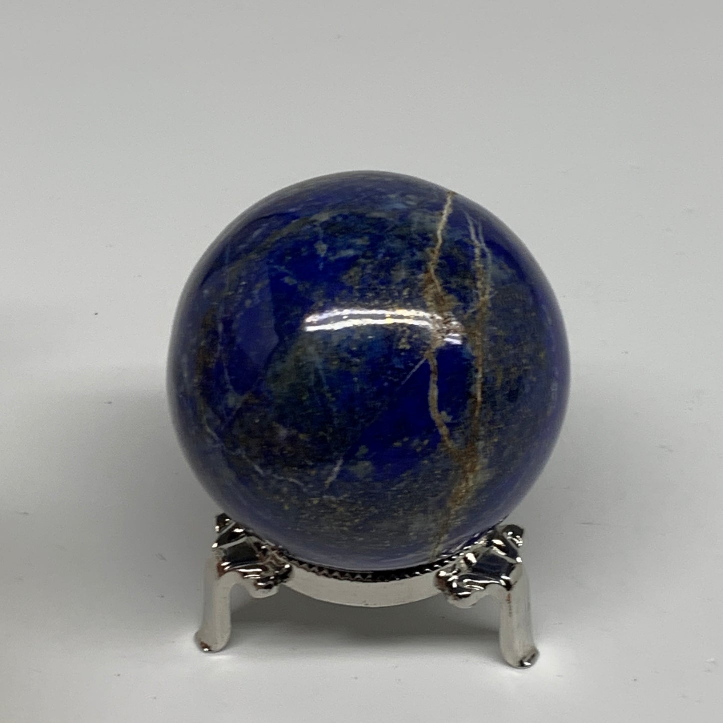 0.76 lbs, 2.4" (60mm), Lapis Lazuli Sphere Ball Gemstone @Afghanistan, B33211