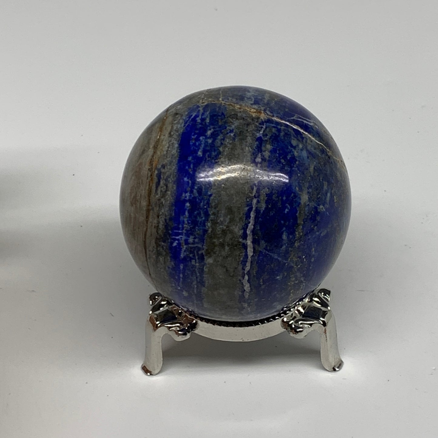 0.76 lbs, 2.4" (60mm), Lapis Lazuli Sphere Ball Gemstone @Afghanistan, B33211