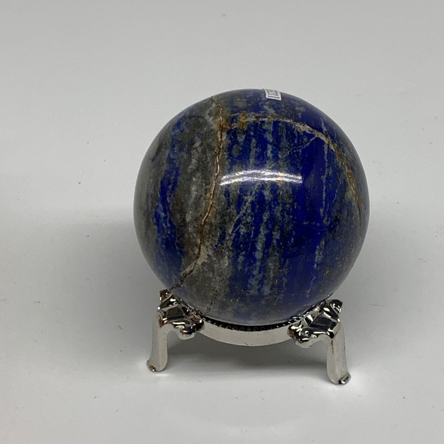 0.76 lbs, 2.4" (60mm), Lapis Lazuli Sphere Ball Gemstone @Afghanistan, B33211