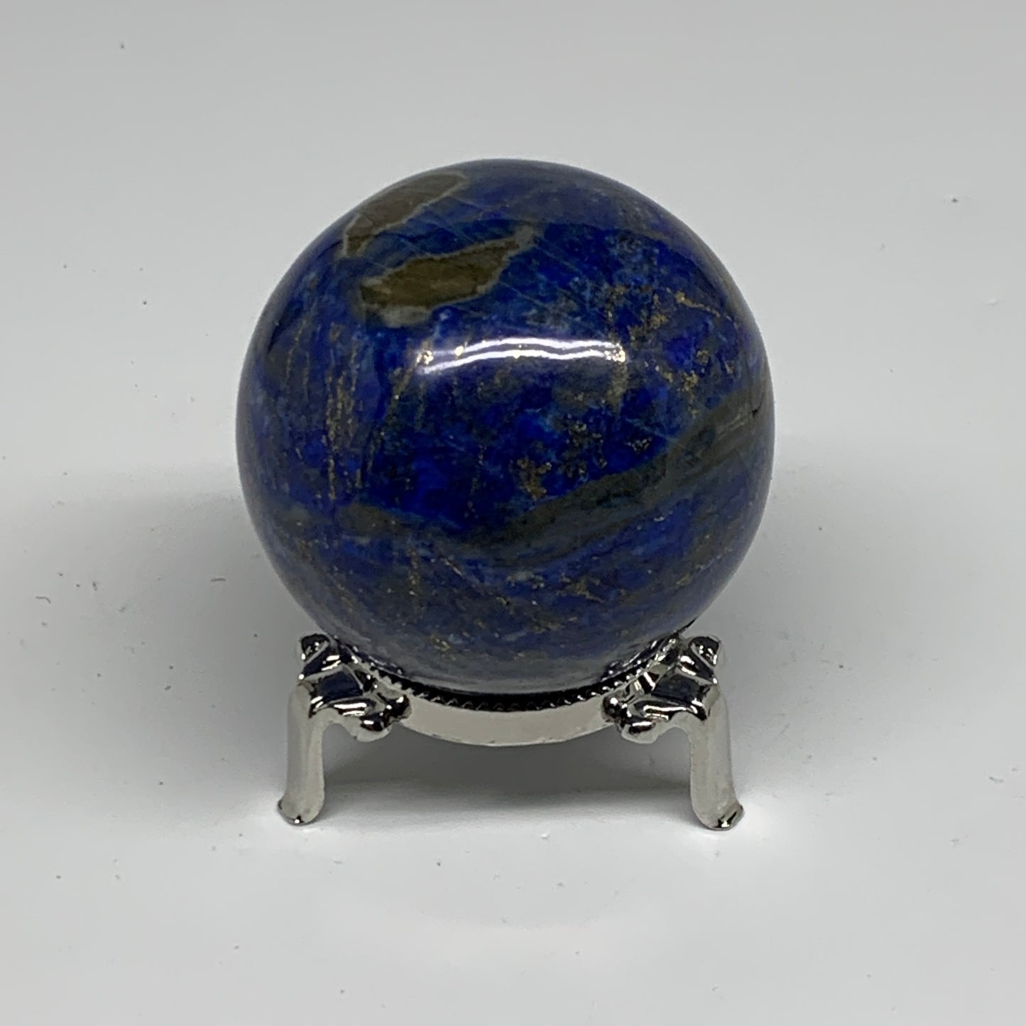 0.74 lbs, 2.4" (59mm), Lapis Lazuli Sphere Ball Gemstone @Afghanistan, B33212