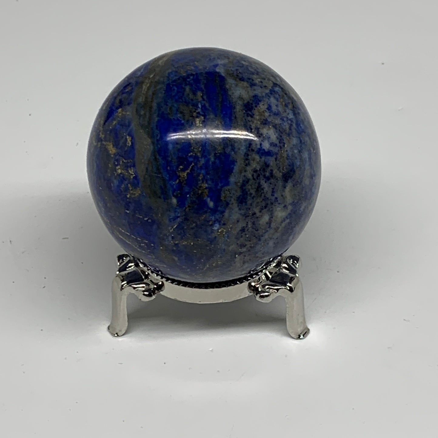 0.74 lbs, 2.4" (59mm), Lapis Lazuli Sphere Ball Gemstone @Afghanistan, B33212