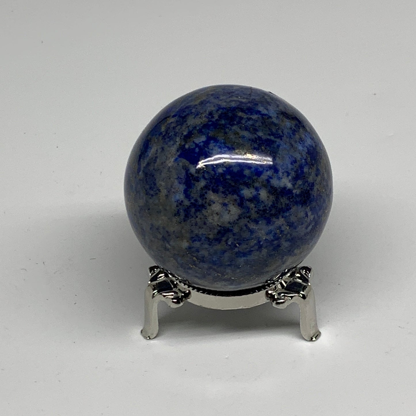 0.74 lbs, 2.4" (59mm), Lapis Lazuli Sphere Ball Gemstone @Afghanistan, B33212