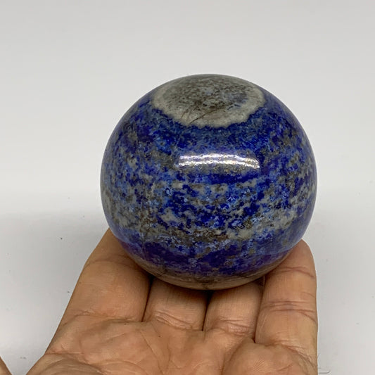 0.78 lbs, 2.4" (61mm), Lapis Lazuli Sphere Ball Gemstone @Afghanistan, B33214