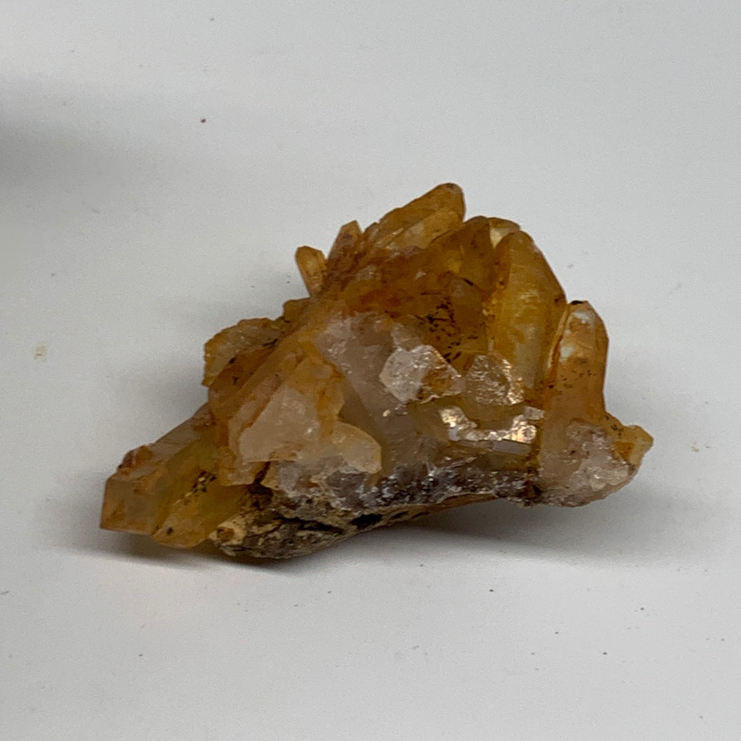 58.4g, 2.4"x1.6"x1.4", Orange Quartz Cluster Crystal Terminated @Brazil, B28921